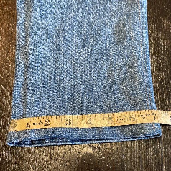 Judy Blue Denim Wide Leg Tapered Ankle Jeans Size 7/28. - Picture 14 of 16